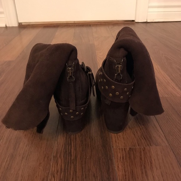 Brand new suede wedge boots - Picture 6 of 8